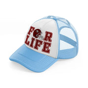 49ers for life-sky-blue-trucker-hat