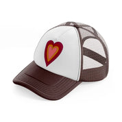 groovy shapes-32-brown-trucker-hat