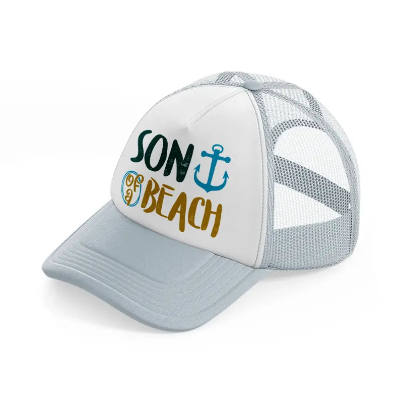 son of a beach-grey-trucker-hat