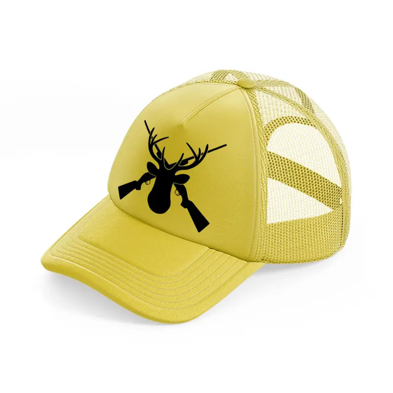 deer rifles-gold-trucker-hat