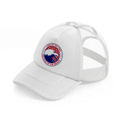 Trump Land Of The Free white Trucker Hat