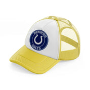 indianapolis colts-yellow-trucker-hat