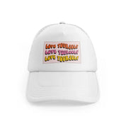 love quotes 06 white trucker hat