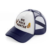 Big Rack Hunter navy-blue-and-white Trucker Hat