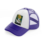 super saiyan-purple-trucker-hat