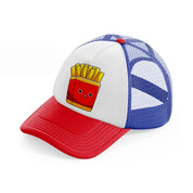 french fries multicolor trucker hat