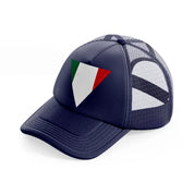 triangle flag-navy-blue-trucker-hat