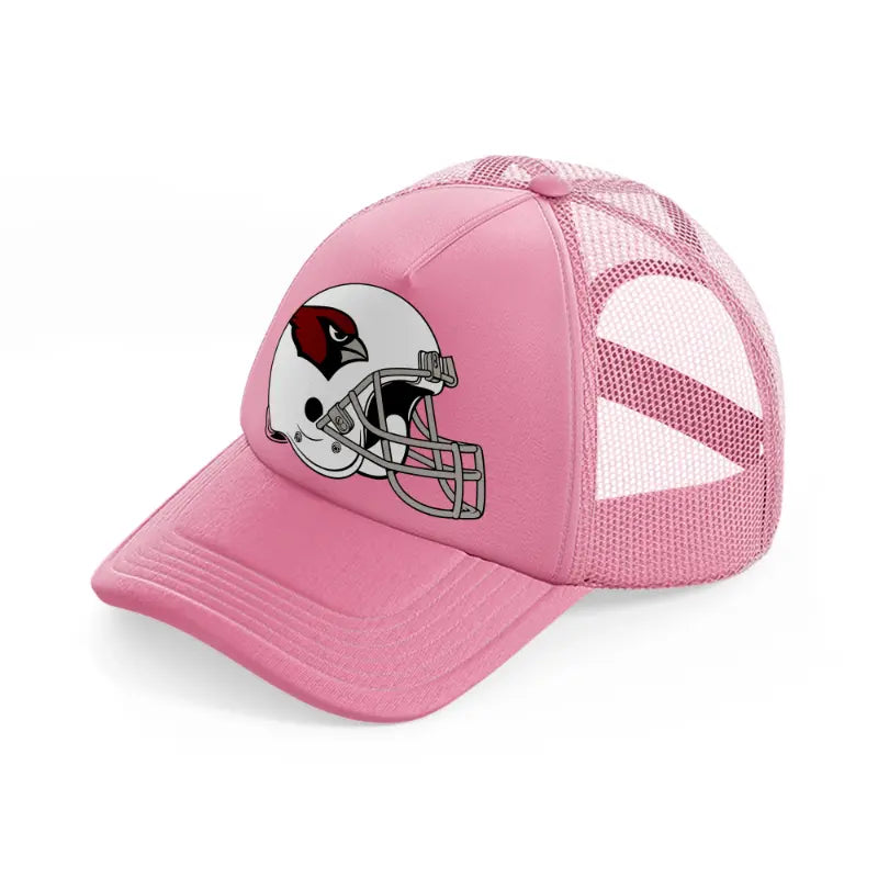 arizona cardinals helmet-pink-trucker-hat