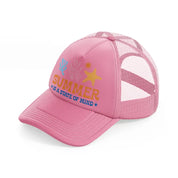 summer is a state of mind-pink-trucker-hat