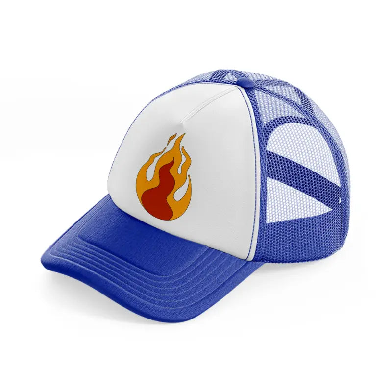 groovy elements-52-blue-and-white-trucker-hat