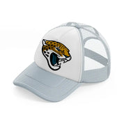 jacksonville jaguars emblem-grey-trucker-hat