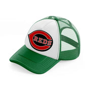 cincinnati reds retro-green-and-white-trucker-hat