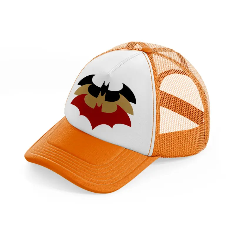 49ers bats-orange-trucker-hat