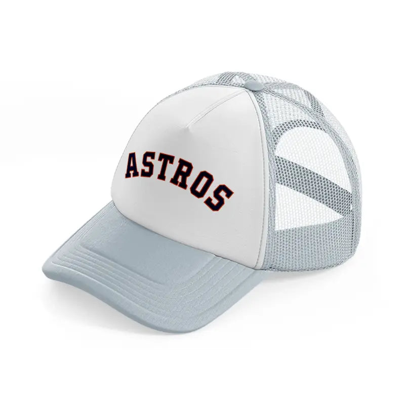 astros text-grey-trucker-hat