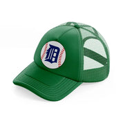 detroit tigers ball-green-trucker-hat