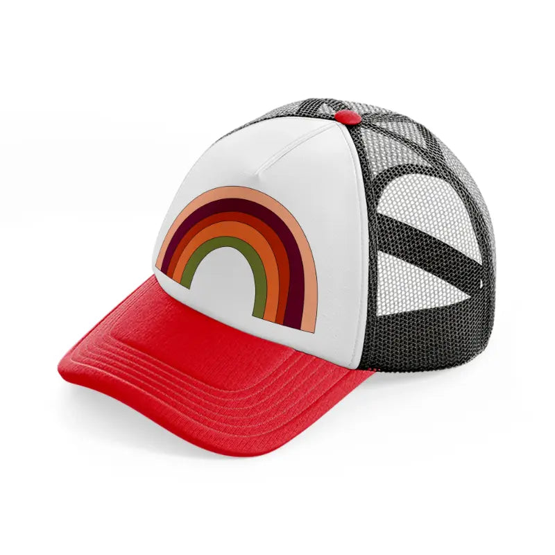 groovy shapes-04-red-and-black-trucker-hat