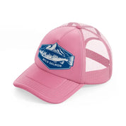wild salmon blue-pink-trucker-hat