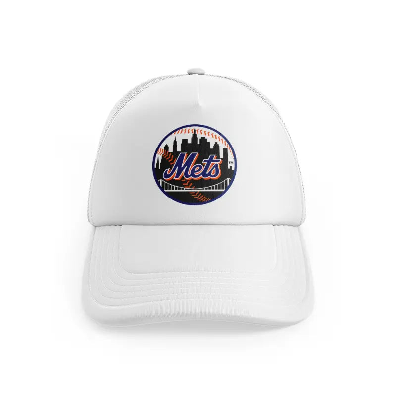 New York Mets Black Badgewhitefront-view