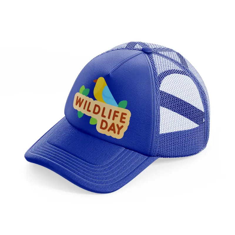 world-wildlife-day (2)-blue-trucker-hat