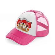 mashroom-neon-pink-trucker-hat