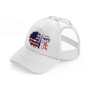 happy 4th july-01-white-trucker-hat