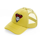 arizona diamondbacks emblem-gold-trucker-hat