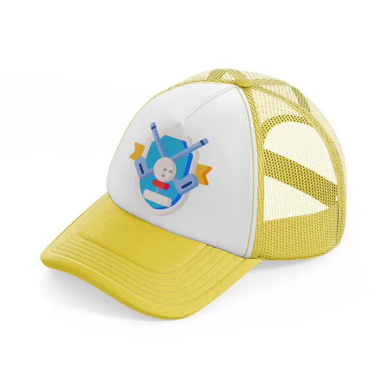 golf club sign-yellow-trucker-hat