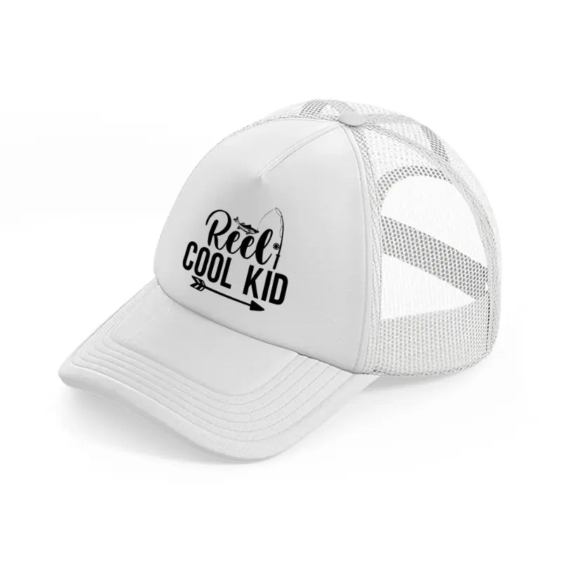 reel cool kid-white-trucker-hat