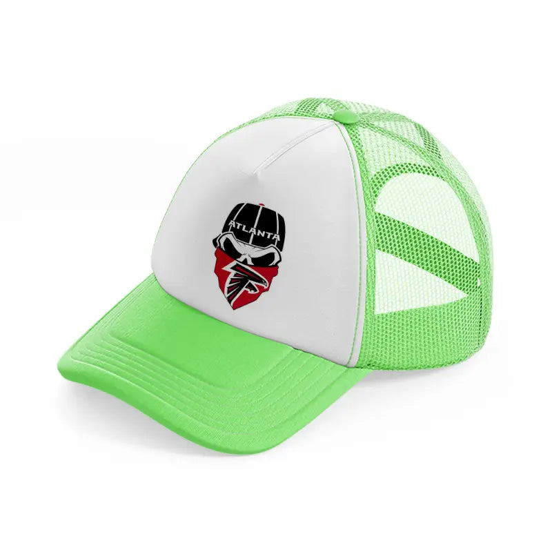 atlanta falcons supporter-lime-green-trucker-hat