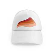 groovy shapes 15 white trucker hat