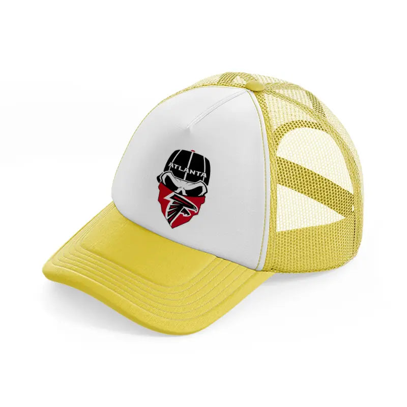 atlanta falcons supporter-yellow-trucker-hat