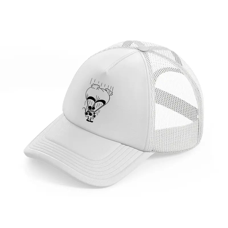 parachute minnie white trucker hat