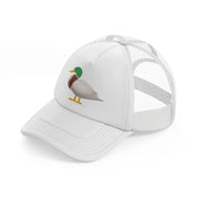 042-duck-white-trucker-hat