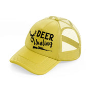 deer hunting-gold-trucker-hat