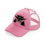 atlanta falcons emblem-pink-trucker-hat