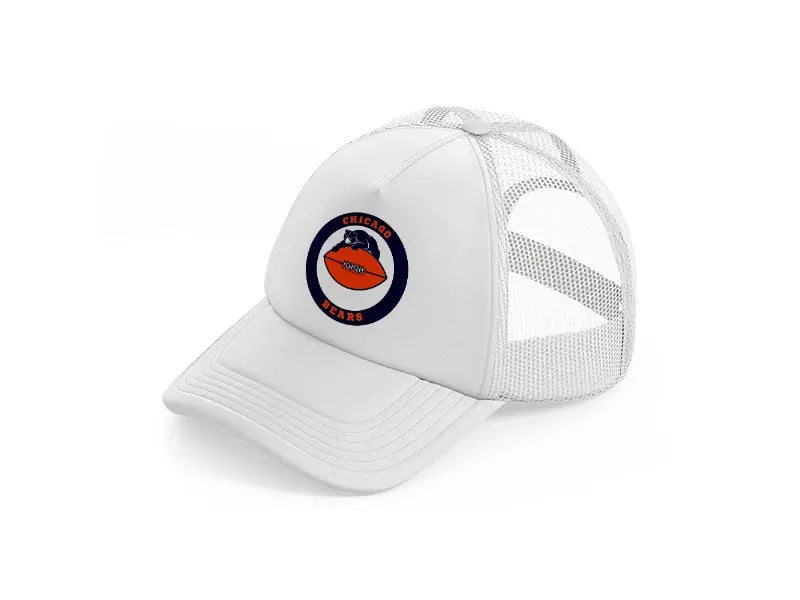 chicago bears circle-white-trucker-hat