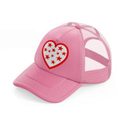 stars heart-pink-trucker-hat