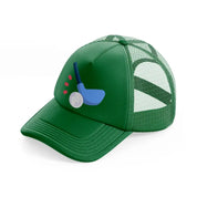 golf stick-green-trucker-hat