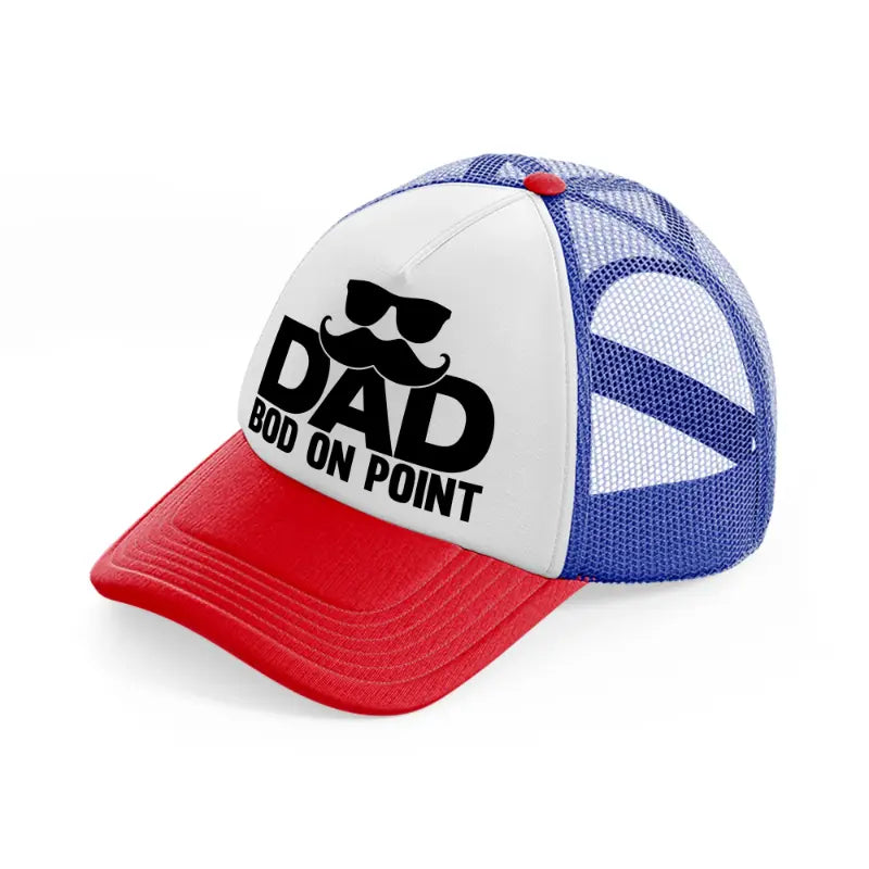 dad on point-multicolor-trucker-hat