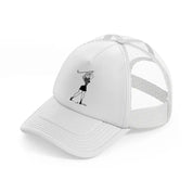golf lady-white-trucker-hat