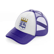 it feels good to be royal-purple-trucker-hat