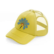 floral elements-14-gold-trucker-hat
