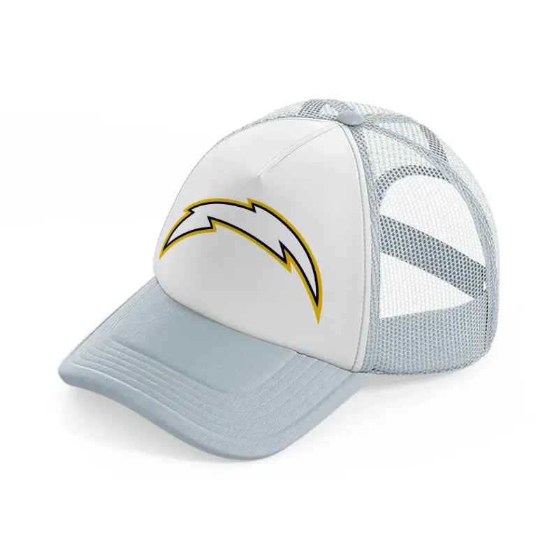 los angeles chargers shape-grey-trucker-hat