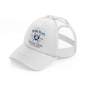 home plate social club loud and proud white trucker hat