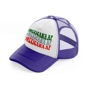 mexicana af-purple-trucker-hat