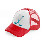 golf sticks blue-red-and-white-trucker-hat
