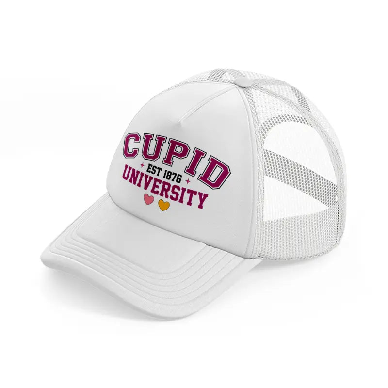 cupid university est 1876-white-trucker-hat