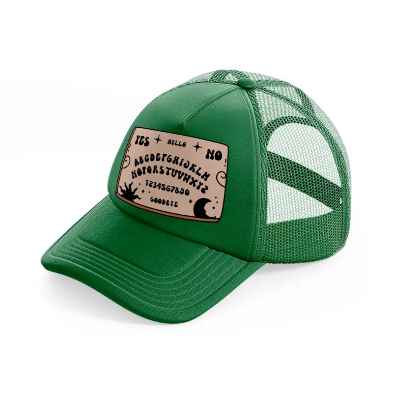 ouija board-green-trucker-hat