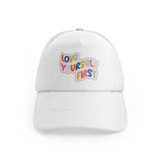 love quotes 27 white trucker hat