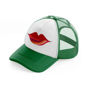 groovy elements-11-green-and-white-trucker-hat